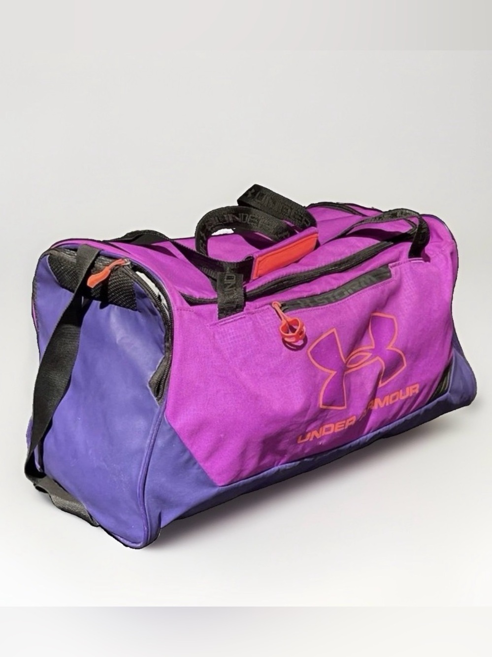 Under Armour Storm Purple & Pink Sport Duffle Gym Bag